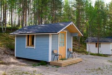 Коттедж с общей ванной комнатой (для 3 взрослых) в  Kangasjoki Camping